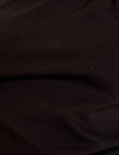 Robe ajustée asymétrique noir femme