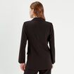 Veste blazer fluide noir femme