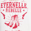 T-shirt manches courtes blanc femme