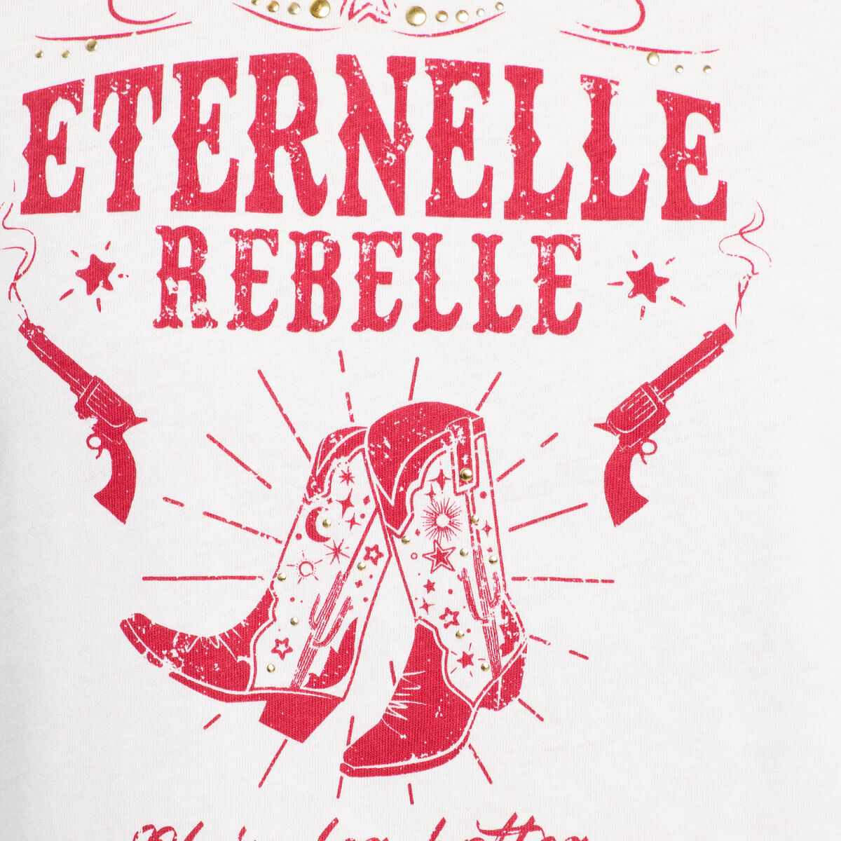 T-shirt manches courtes blanc femme