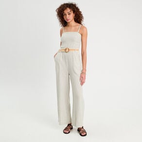 combinaison pantalon bretelles avec lin vert femme Combinaison pantalon bretelles avec lin vert femme