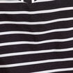 Blouse col V manches courtes noir femme