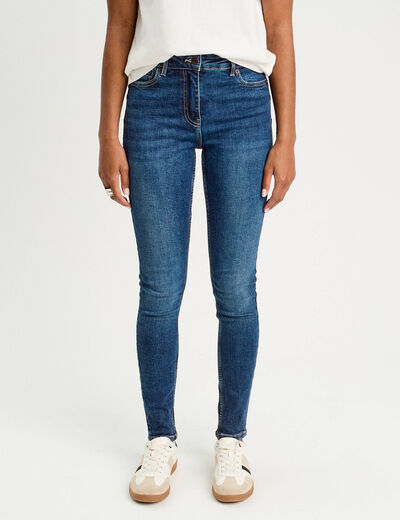 Jeans skinny push up denim stone femme