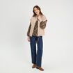 Veste sans manches matelassée taupe femme