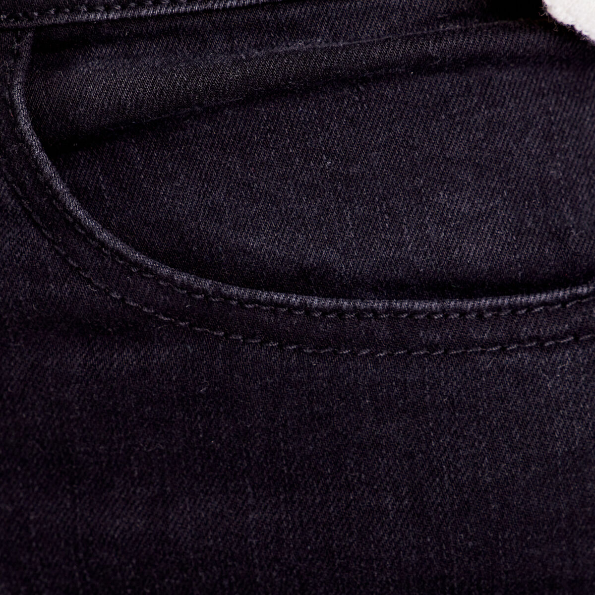 Jeans skinny taille élastiquée denim noir femme