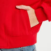 Veste manches longues rouge femme