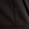 Veste blazer 2-en-1 gilet noir femme