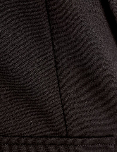 Veste blazer 2-en-1 gilet noir femme