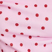 Top pliss&eacute; col bardot sans manches rose clair femme