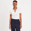 T-shirt manches courtes ecru femme