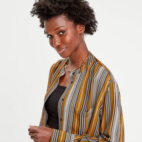 Chemise manches longues noir femme