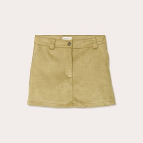 jupe short evasee suedine vert clair femme Jupe-short évasée suédine vert clair femme