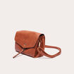 Sac à rabats camel femme