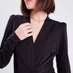 Body manches longues noir femme