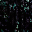 Robe courte &eacute;vas&eacute;e col V manches longues noir femme