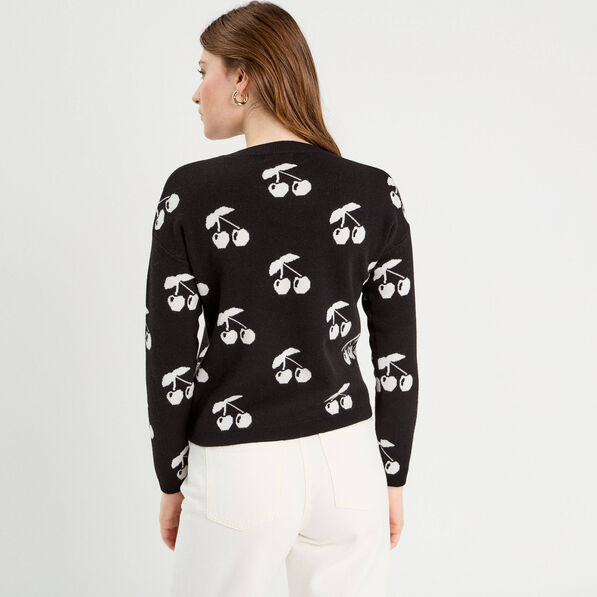 pull manches longues noir femme Pull manches longues noir femme