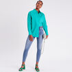 Chemise manches longues vert menthe femme