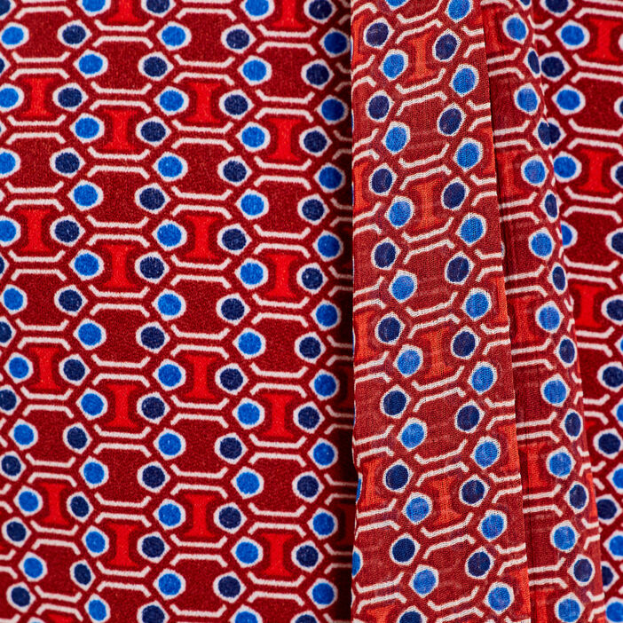 Blouse manches 3/4 marron femme