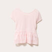 T-shirt manches courtes rose clair femme