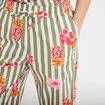 Pantalon large taille standard blanc femme