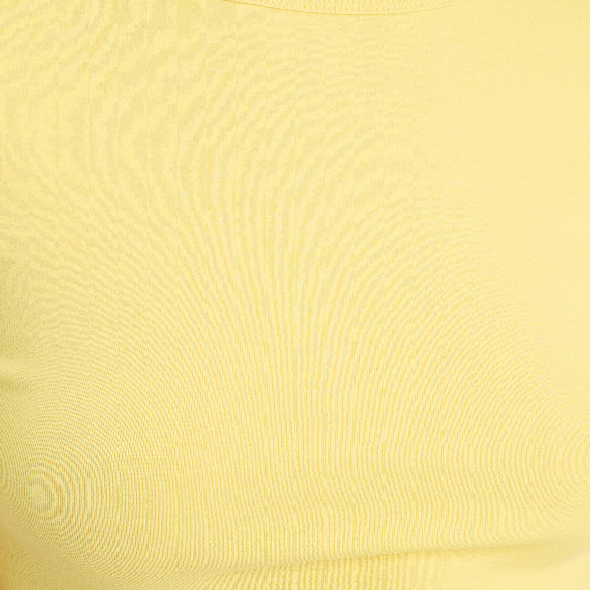 T-shirt manches courtes jaune femme