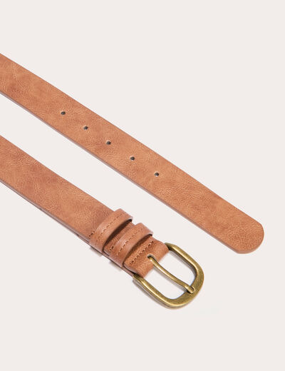 Ceinture camel femme