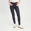 Jeans slim 5 poches bleu marine femme