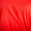 T-shirt &agrave; fronces avec bijou rouge femme