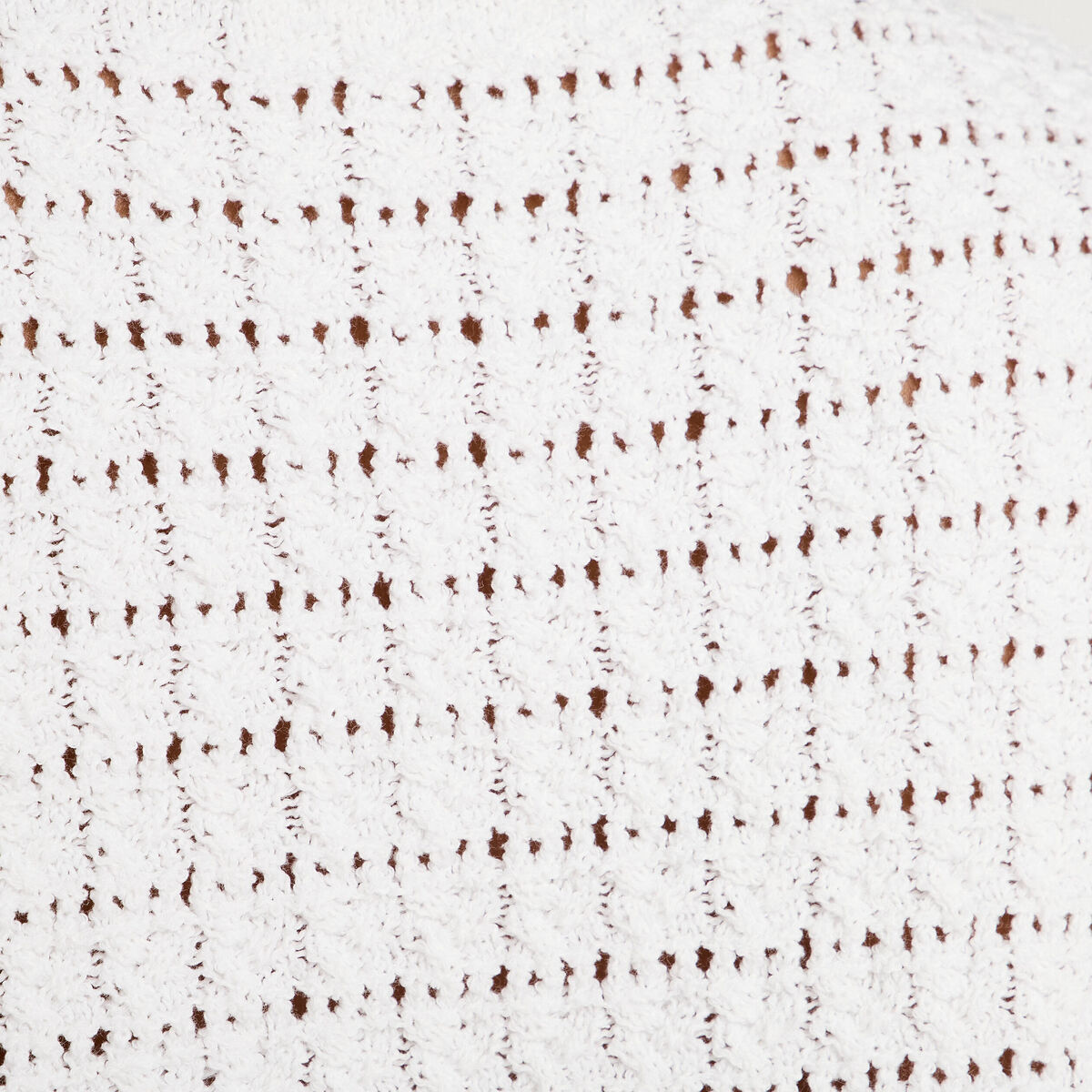 Débardeur ajouré noué blanc femme
