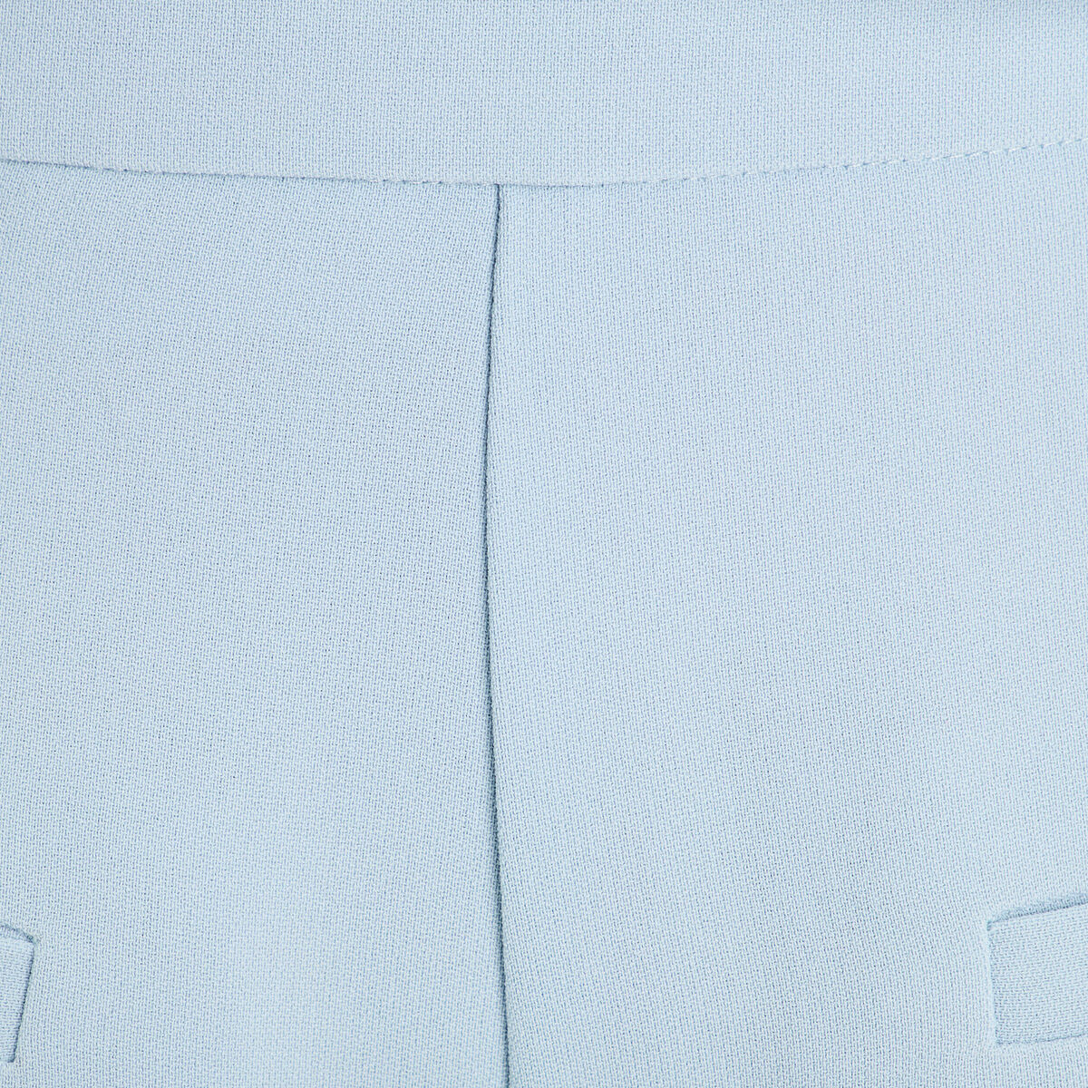 Pantalon large pinces bleu clair femme