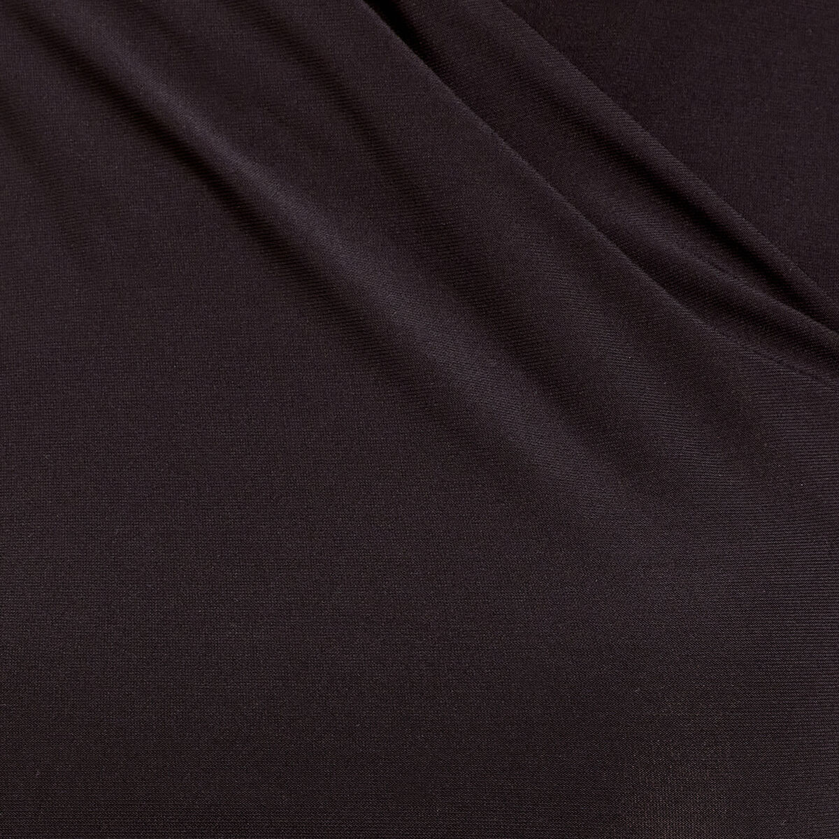 Blouse satin drapé noir femme