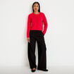 Pantalon bootcut taille standard noir femme