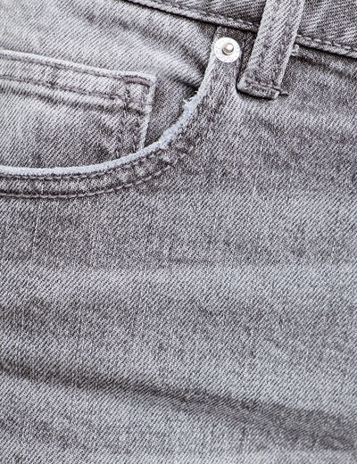 Jeans flare 7/8ème denim gris femme