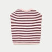 Gilet ample sans manches rose femme