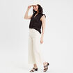 Blouse sans manches noir femme