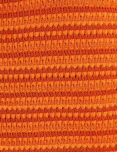 Bandeau cropped bustier orange foncé femme