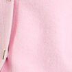 Gilet boutons coeur rose poudr&eacute;e femme