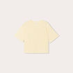 T-shirt manches courtes jaune clair femme