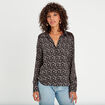 Chemise avec dentelle noir femme