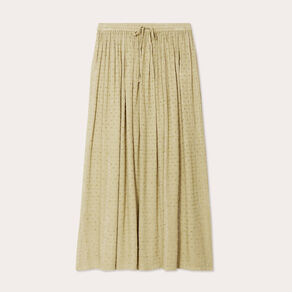 jupe longue evasee vert pastel femme Jupe longue évasée vert pastel femme