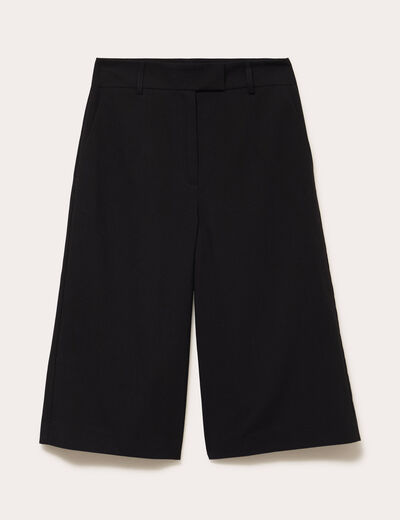 Bermuda taille standard noir femme