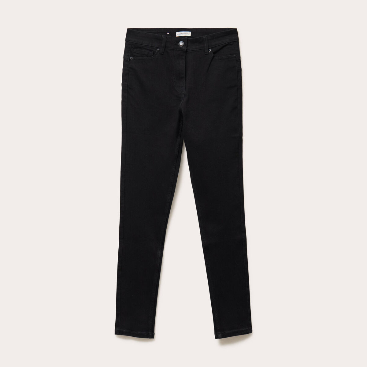 Jeans skinny push-up denim noir femme
