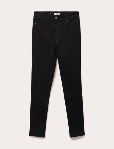 Jeans skinny push-up denim noir femme