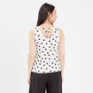 Blouse bretelles larges blanc femme