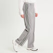 Pantalon large avec bandes gris clair femme