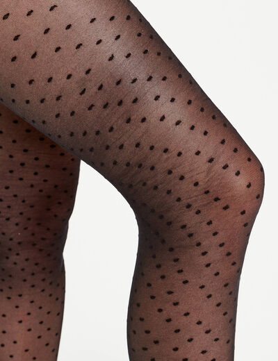 Collants fantaisie noir femme