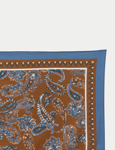 Foulard marron femme