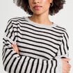 Pull manches longues gris clair femme