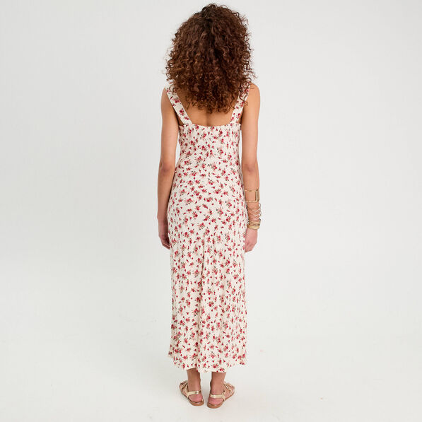 robe longue evasee dentelle blanc femme Robe longue évasée dentelle blanc femme