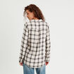 Chemise manches longues ecru femme